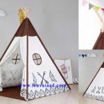 Lều Ấn Độ nhỏ teepee cho trẻ em chơi trong nhà